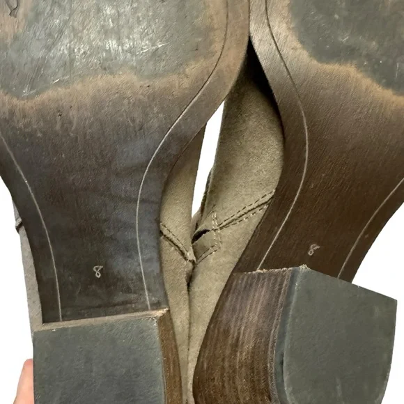 Sam Edelman Morris Suede‎ Leather Winter Fall Casual Chic Ankle Booties Brown - Picture 12 of 13